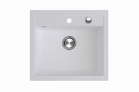 Zlew kuchenny BERG HOBART BRQ24104 1,0 OC 565X510 BIAŁY