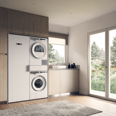 ASKO wysuwana półka i kosz na pranie biała - HDB1153W