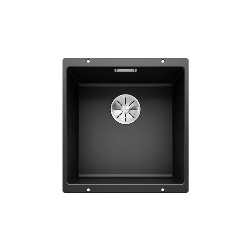 Zlew jednokomorowy BLANCO SUBLINE 400-U Silgranit czarny - 525990