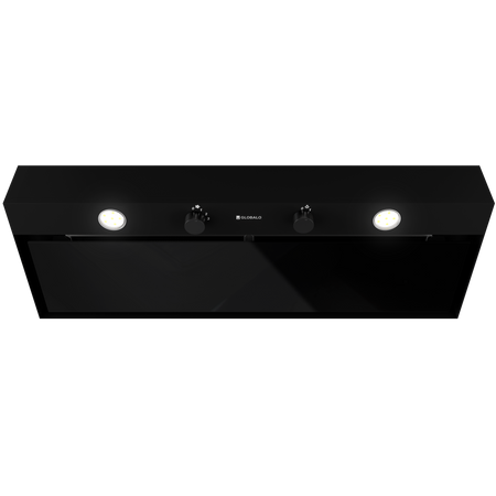Okap kuchenny podszafkowy GLOBALO FLUXIME 90.1 BLACK + turbina TW 2.1