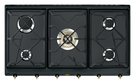 Płyta gazowa, 90 cm, Coloniale SRV896AOGH - Smeg