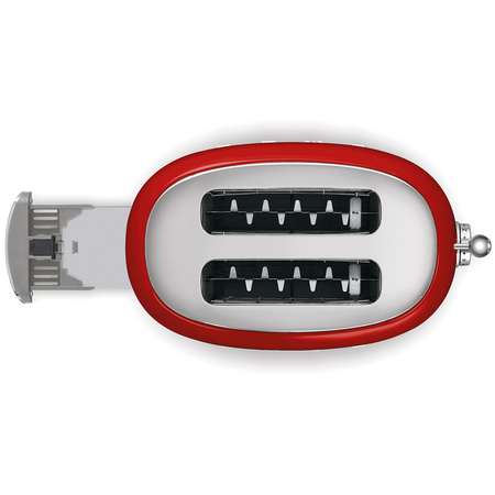 Toster, dwie kromki, czerwony TSF01RDEU - Smeg