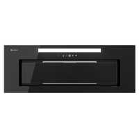 Okap kuchenny podszafkowy GLOBALO SILENTIO 80.2 BLACK