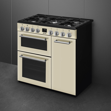 Kuchnia wolnostojąca gazowa kremowa SMEG Classica CX93GMCR