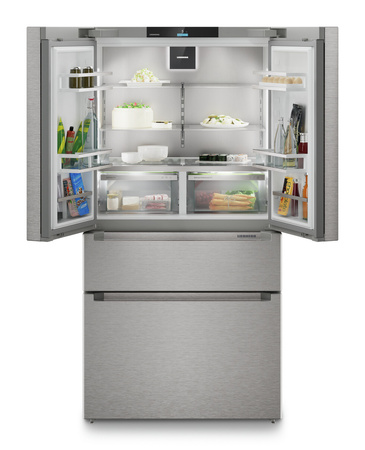 Chłodziarko-zamrażarka French Door z 2 szufladami zamrażalnika, kostkarką IceMaker i systemem InfinitySpring LIEBHERR MBsddi 9556 prime BioFresh NoFrost
