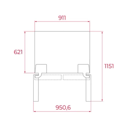 Lodówka Side by Side z winiarką TEKA RLF 85950 GBK czarna - 113430074