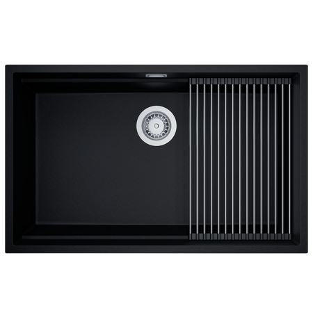 Zlew kuchenny GLOBALO MIRALIO 80.1 BLACK/IX