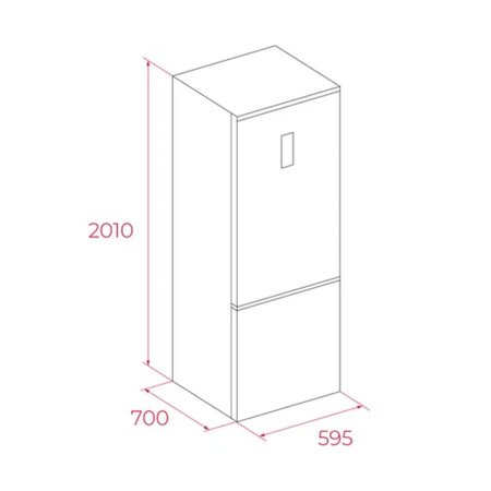 Wolnostojąca lodówka TEKA Total No Frost RBF 88670 GBK - 113400042