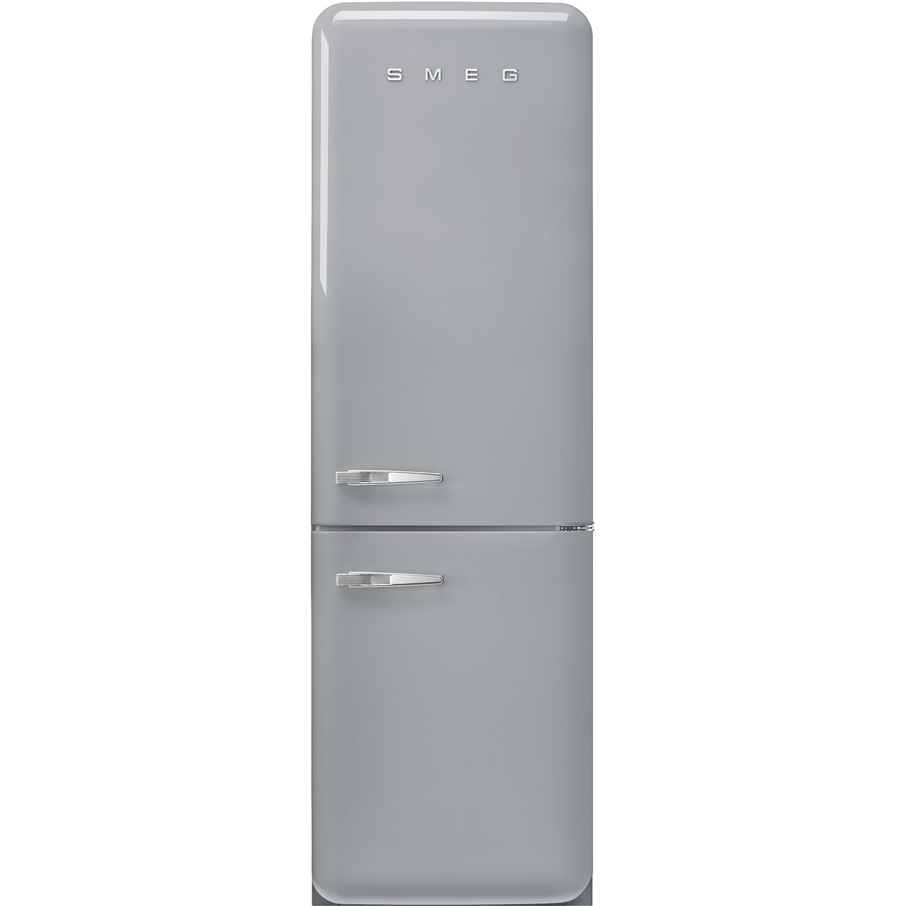 Lodówka chłodziarko zamrażarka SMEG Retro srebrny FAB32RSV6