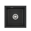Zlew ceramiczny podblatowy SYSTEMCERAM Mera 40U Nigra 87 - 53560187
