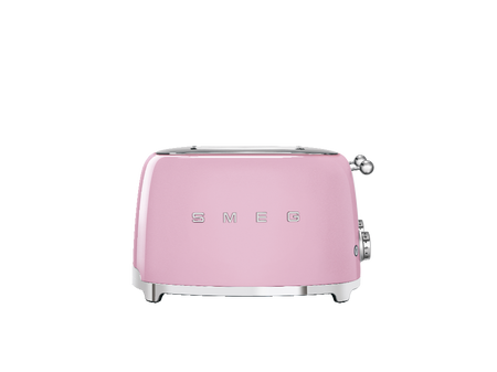 Toster, cztery kromki, pastelowy róż TSF03PKEU - Smeg