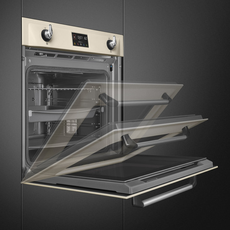 Piekarnik, 60 cm, Victoria, kremowy SOP6902S2PP - Smeg