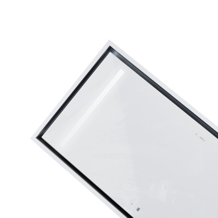 Okap sufitowy GLOBALO ZENARA 100.1 WHITE + turbina TZ 1.1