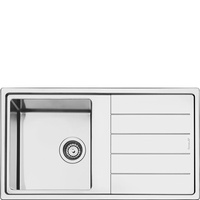 Zlewozmywak ze stali nierdzewnej LDR861-2 - Smeg