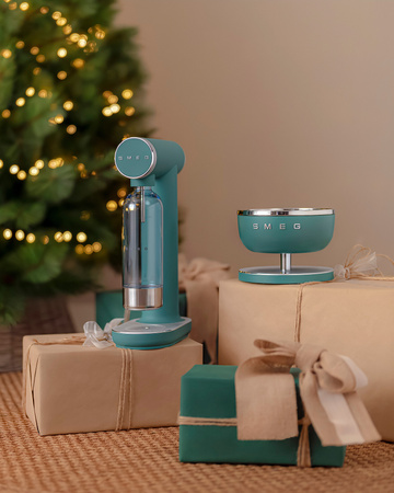 SMEG – szmaragdowy saturator do gazowania wody SKC01EGM 