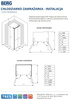 Chłodziarko-zamrażarka BERG CZW190NBG03 - MULTIDOOR / SIDE BY SIDE - SLOT IN - 190,2 x 91 x 59,7 cm