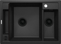 Zlewozmywak granitowy magnetyczny 1.5-komorowy ZRM_G503 - Deante