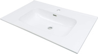 Umywalka ceramiczna wpuszczana z miejscem na baterię - 80 cm CTU_6U8W - Deante