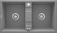 Zlewozmywak granitowy 2-komorowy ZQE_S203 - Deante