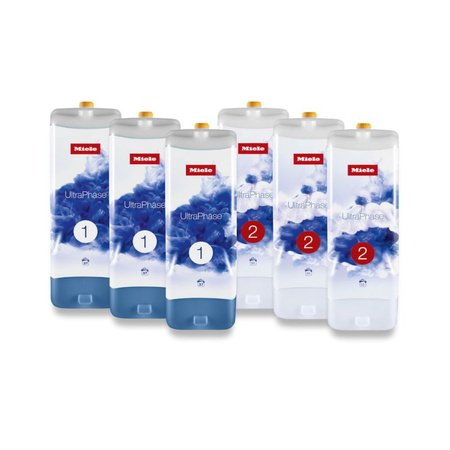 Płyn do prania MIELE Set UltraPhase 1 i 2 - 6sztuk po 1400 ml