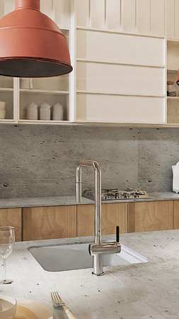 Zlewozmywak granitowy 1-komorowy ZKM_A10A - Deante