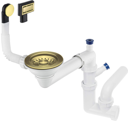 Syfon do zlewozmywaka granitowego 1-komorowego - Space-Saver ZXY_R949 - Deante