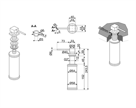 Akcesorium KITDSQ - Smeg
