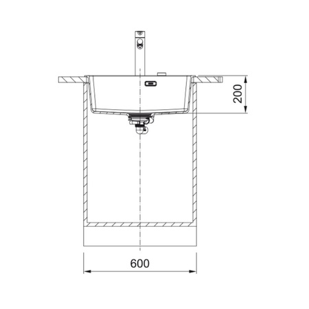 Zlew granitowy FRANKE Maris MRG 610-54 FTL czarny mat - 114.0661.794