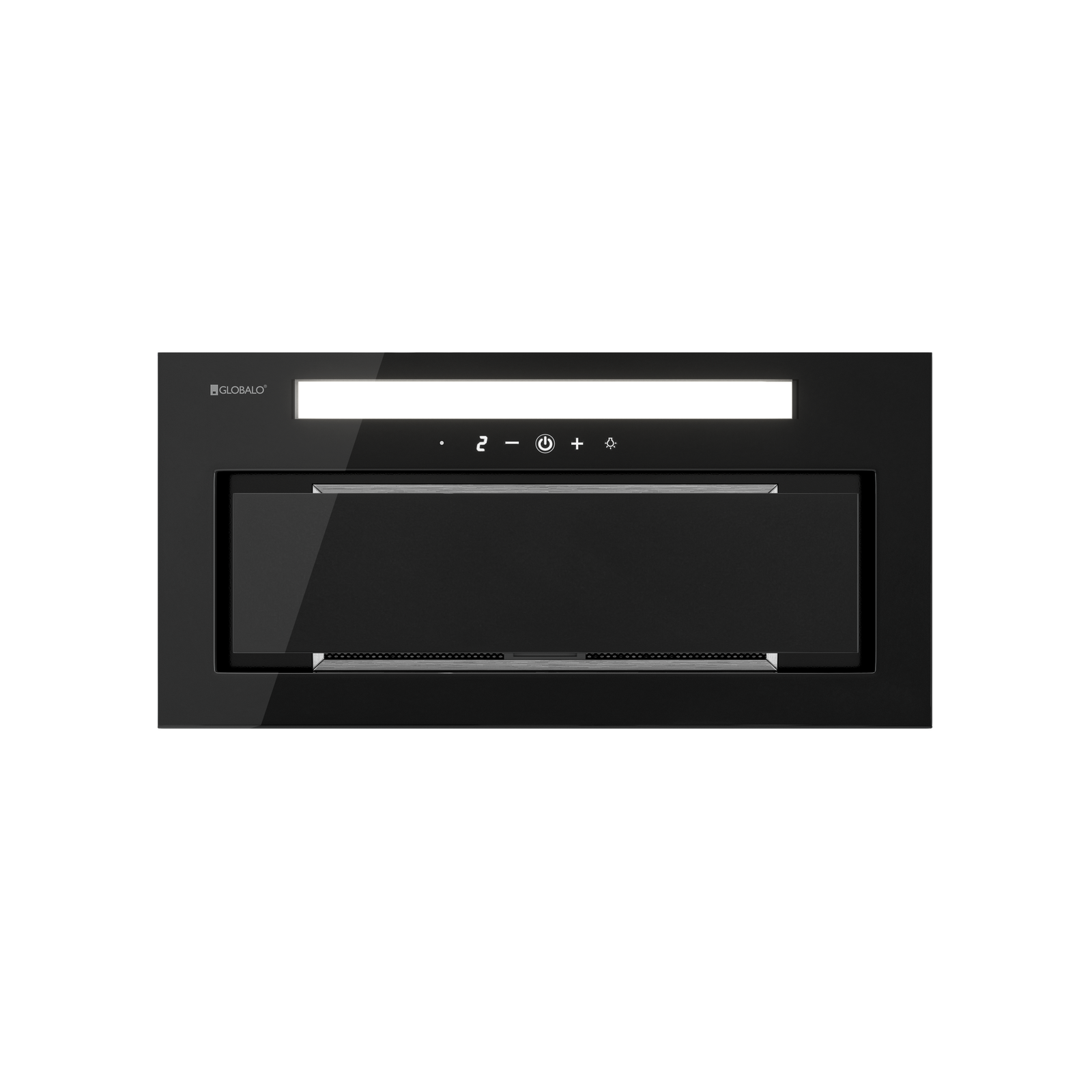 Okap kuchenny podszafkowy GLOBALO SILENTIO 60.2 BLACK