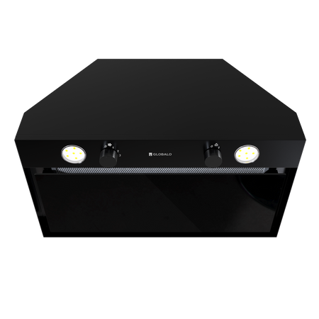 Okap kuchenny podszafkowy GLOBALO FLOWERI 60.2 BLACK