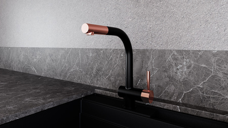 Bateria kuchenna GLOBALO LOBIO BLACK/COOPER RING 1.1