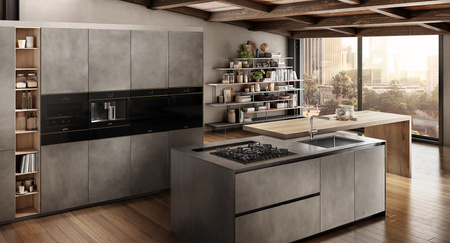 Kompaktowy ekspres do kawy do zabudowy SMEG Dolce Stil Novo - CMS4604NR