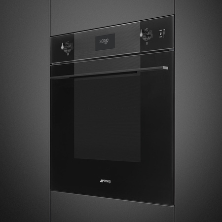 Piekarnik, 60 cm, Linea, czarny SOP6101S2B3 - Smeg