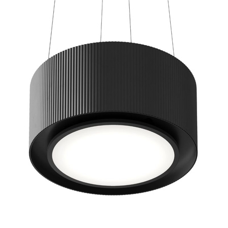 Okap kuchenny wyspowy CIARKO Design Mono Light Black 80cm - CDW8001C
