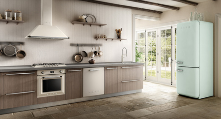 Okap kuchenny, Victoria, 90 cm, krem. KT90PE - Smeg