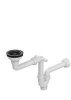 BERG ARMATURA 1 KOM CZARNE AKCESORIA SYFON PRZELEWOWO ODPŁYWOWY MANUALNY BACBK01