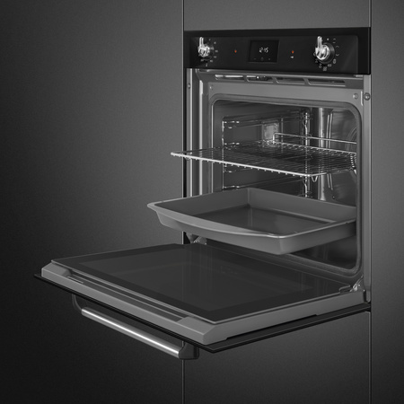 Piekarnik, 60 cm, Victoria, czarny SOP6900TN - Smeg