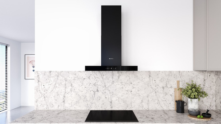 Okap kuchenny przyścienny GLOBALO LONATIO 60.1 BLACK