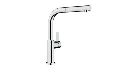 Bateria z wyciąganą wylewką TEKA Oval 938 chrom - 116020017