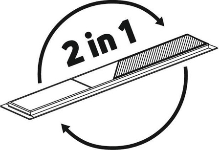 Odpływ liniowy podłogowy 60 cm - Odwracalny KOS_006D - Deante