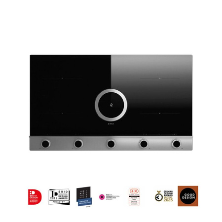 Płyta indukcyjna zintegrowany okap ELICA NikolaTesla Unplugged BLIX/A/90 czarne szkło/stal nierdzewna - wersja wyciągowa