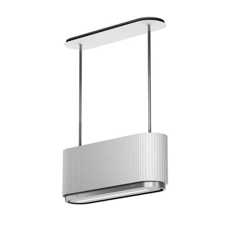 Okap kuchenny wyspowy CIARKO Design Mono W white - CDW9001W