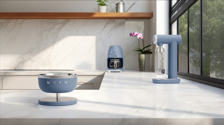 SMEG – niebieski saturator do gazowania wody SKC01SBM