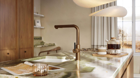 Zlewozmywak granitowy 1-komorowy ZKM_A10A - Deante