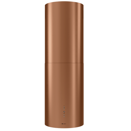 Okap kuchenny wyspowy GLOBALO CYLINDRO ISOLA 39.7 COPPER MAT