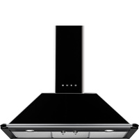 Okap kuchenny, Victoria, 90 cm, czarny KT90BLE - Smeg
