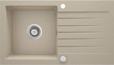 Zlewozmywak granitowy 1-komorowy z ociekaczem ZQZ_7113 - Deante