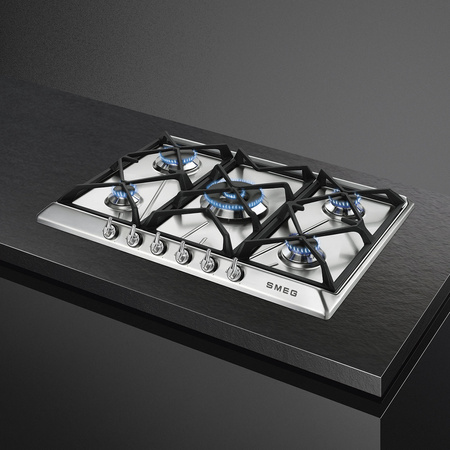 Płyta gazowa, 70 cm, Victoria, inox SR975XGH - Smeg