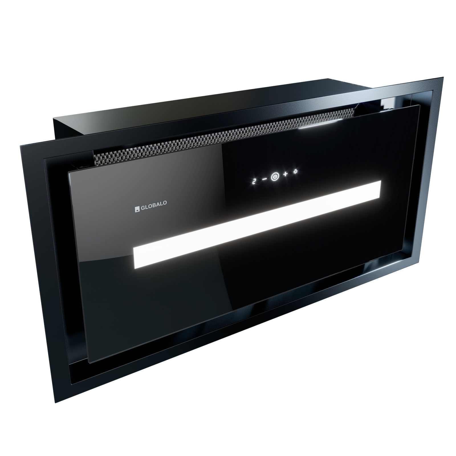 Okap kuchenny podszafkowy GLOBALO SAREDO 60.1 BLACK + turbina TW 1.2