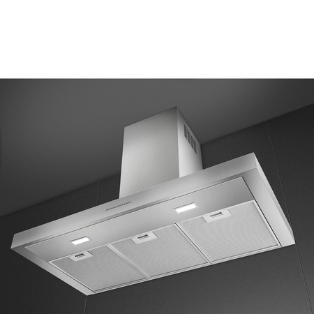 Okap przyścienny, 90 cm, T-kształtny KBT900XE - Smeg